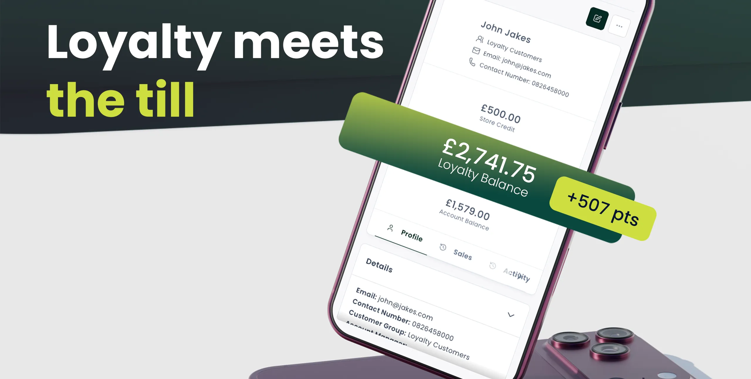 Loyalty points being applied at checkout on a Bigplus till